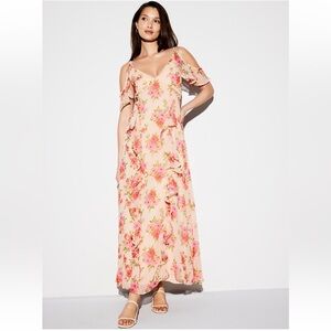 NWT Floral Off the Shoulder Dress